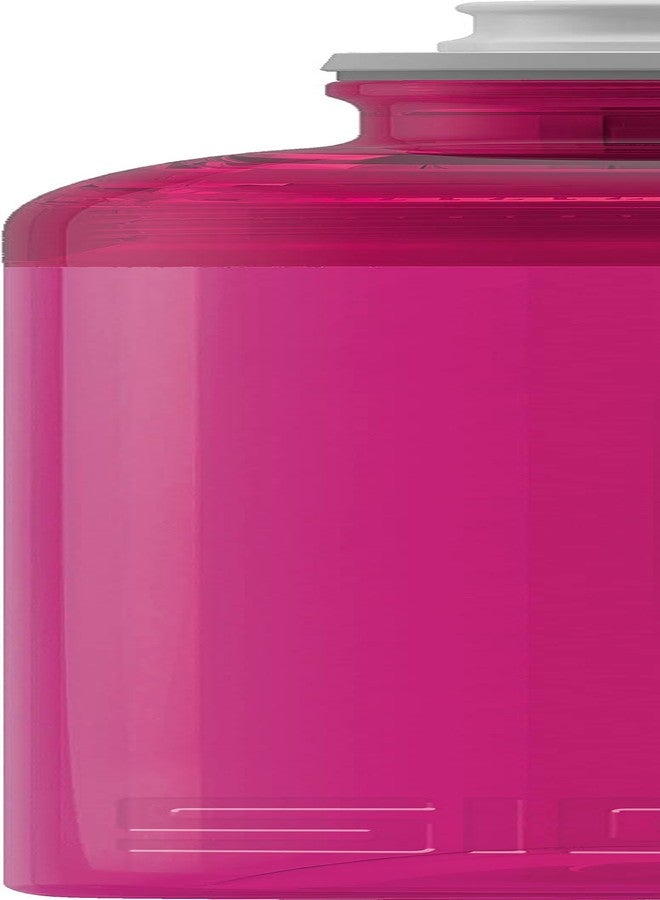 سيج زجاجة مياه رياضية من سيج - تريتان - بنكهة التوت - مع فوهة سيليكون - مانعة للتسرب - خفيفة الوزن - آمنة للغسل في غسالة الصحون - خالية من مادة BPA - وردي - 20 أونصة - Image 2