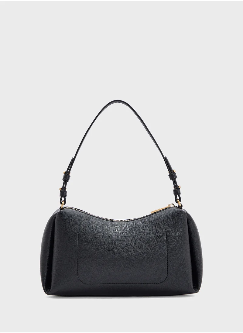 DKNY Remy Logo Chain Detailed Satchel