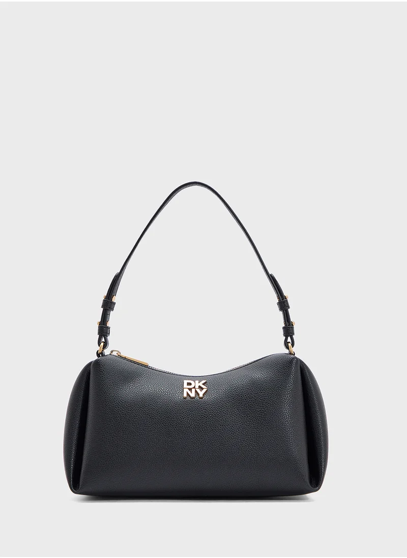 DKNY Remy Logo Chain Detailed Satchel