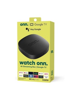 ONN Android TV 4K UHD Streaming Device Remote Control & Voice Remote Control With HDMI Cable Google TV And Google Assistant Supported Android TV Box Ultra HD 4K TV Box  - Image 3