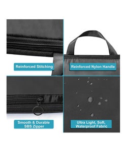 Excefore Compression Packing Cubes for Travel, 2 Pack Expandable Storage Bag, Ultralight Luggage Packing Organizers Compression Cubes for Suitcases Backpack, black  - Image 2