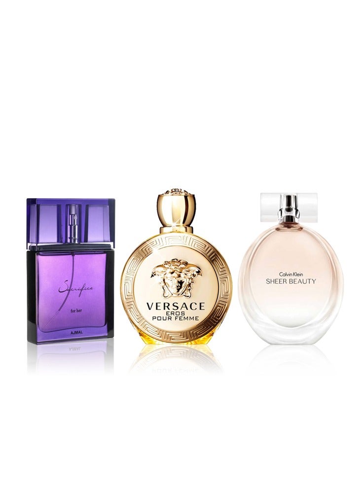 هدايا العطور مجموعه عطور حصريه 3 قطعه