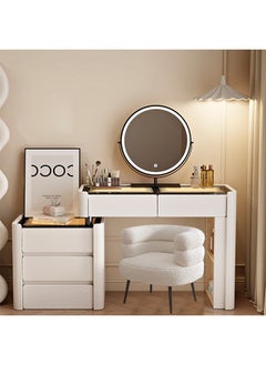 keke Elegant and Efficient Smart Dressing Table for Contemporary Living Spaces with LED Mirror  - Image 1