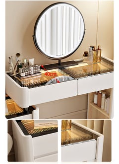 keke Elegant and Efficient Smart Dressing Table for Contemporary Living Spaces with LED Mirror  - Image 2
