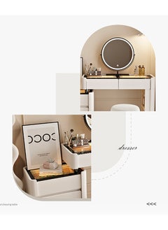 keke Elegant and Efficient Smart Dressing Table for Contemporary Living Spaces with LED Mirror  - Image 3