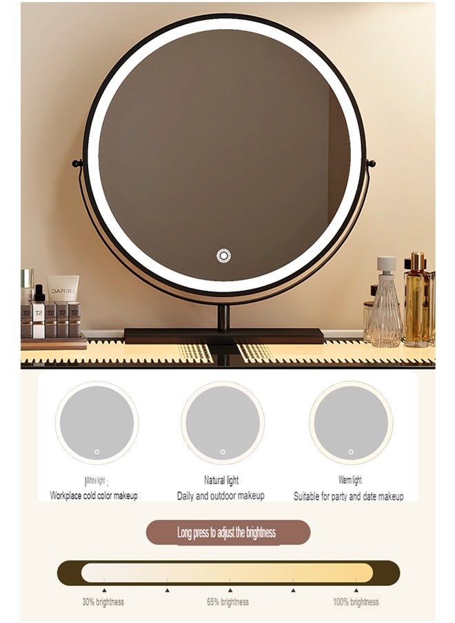 keke - Elegant and Efficient Smart Dressing Table for Contemporary Living Spaces with LED Mirror - Image 1