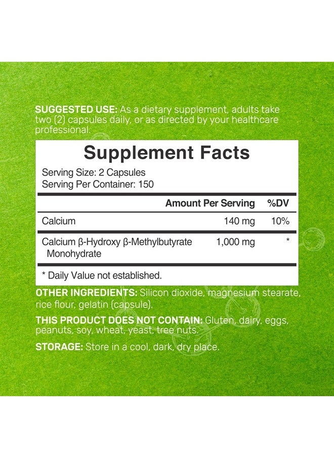 DEAL SUPPLEMENT Ultra Strength HMB Supplements 1000*mg Per Serving, 300*Capsules | Third Party Tested | Supports Muscle Growth, Retention  - Image 2