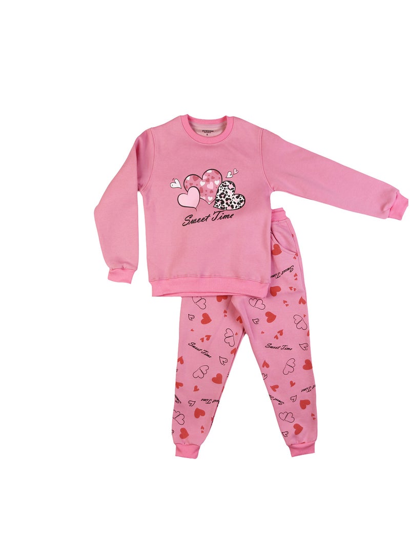 زيركون بيجامة شتوي بناتي - 3133 - Image 1