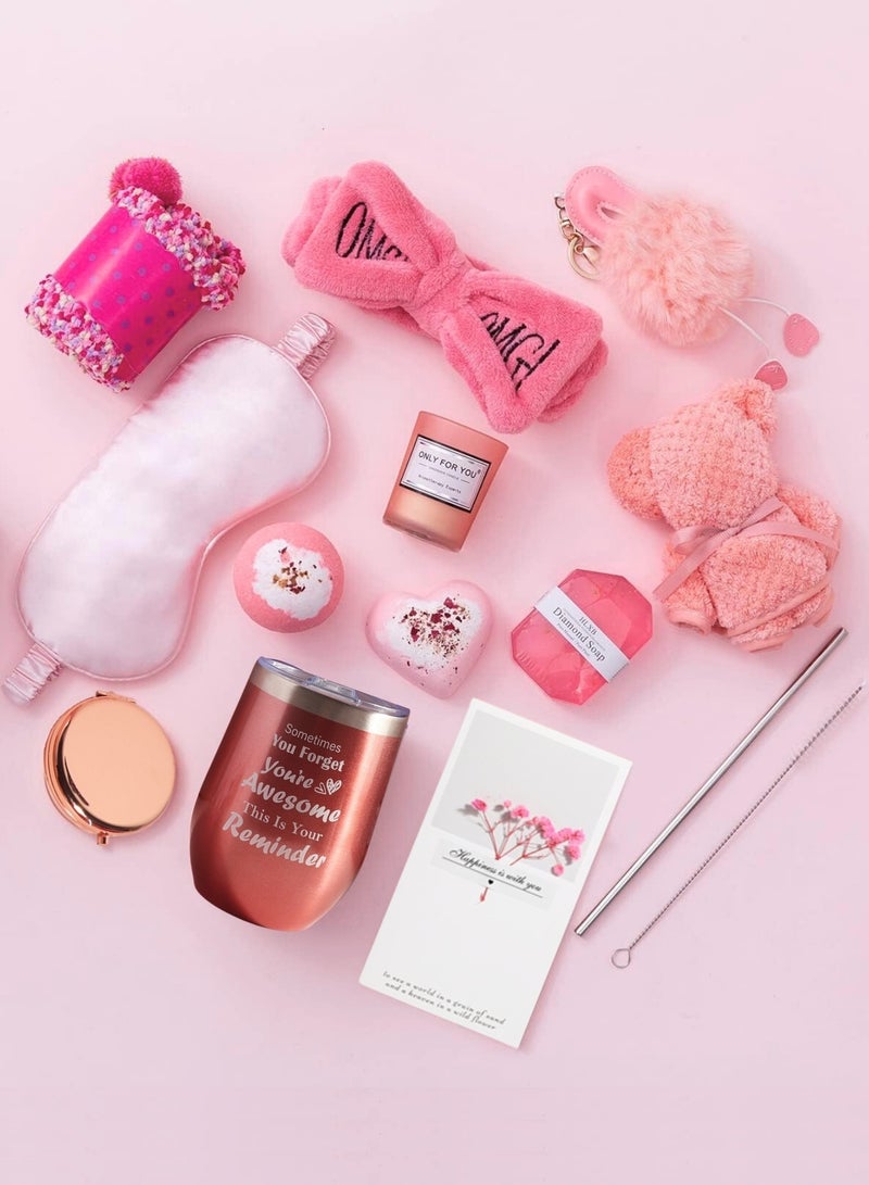 Reva Gift Box Bundle Offer- Unique Female Relaxation SPA Gifts Basket For Birthday Wedding Anniversary And New Year (Red+Blue) - Image 5