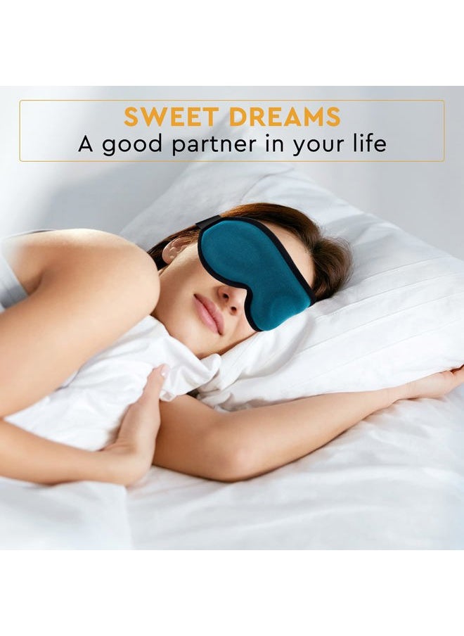 Modvel Sleep Mask for Women and Men，The 3D Sleep Eye Mask Has a Wide and Deep Eye Socket, Blocks Out Light Perfectly, Does Not Press The Eyeball, Comfortable, Soft for Travel，Naps, Yoga  - Image 2