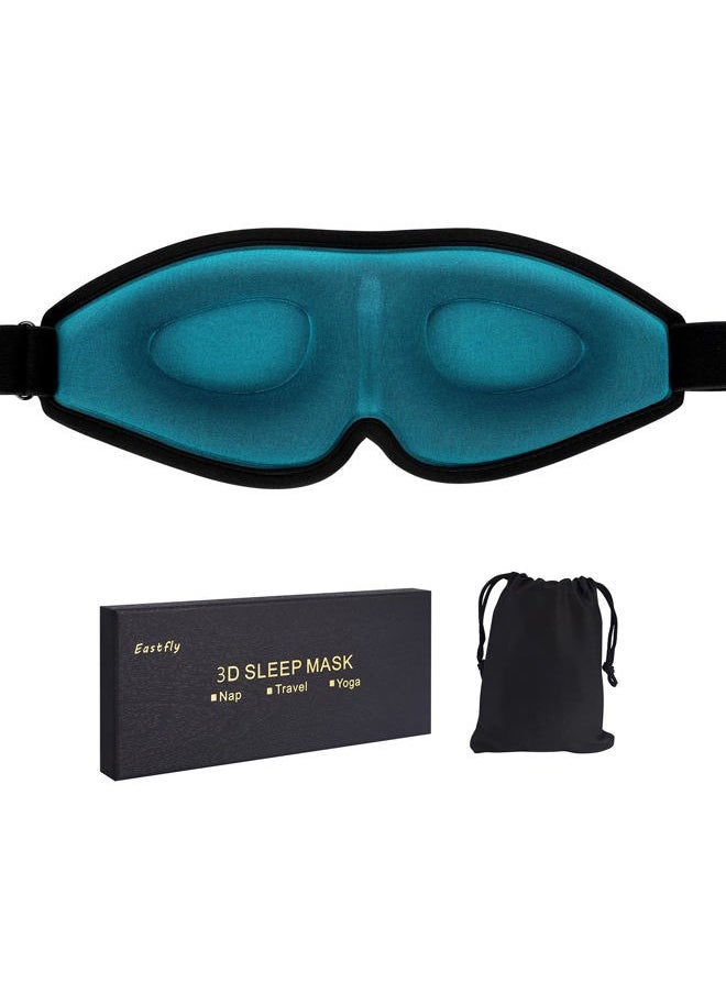 Modvel Sleep Mask for Women and Men，The 3D Sleep Eye Mask Has a Wide and Deep Eye Socket, Blocks Out Light Perfectly, Does Not Press The Eyeball, Comfortable, Soft for Travel，Naps, Yoga  - Image 1