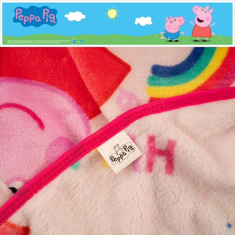 Franco Franco Peppa Pig Kids Bedding Super Soft Cozy Silk Touch Throw  40 in x 50 in  (Officially Licensed Product) - Image 3