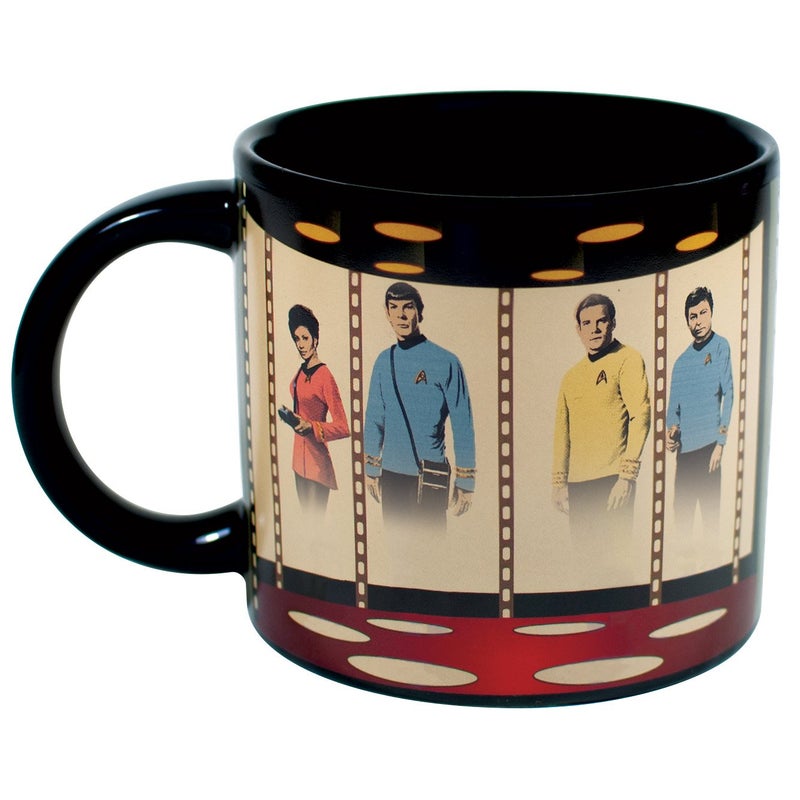 The Unemployed Philosophers Guild Unemployed Philosophers Guild Star Trek Transporter Heat Transforming Mug - Hot Coffee Beams Down Kirk, Spock, McCoy, and Uhura, Comes in Fun Box,14oz - Image 5