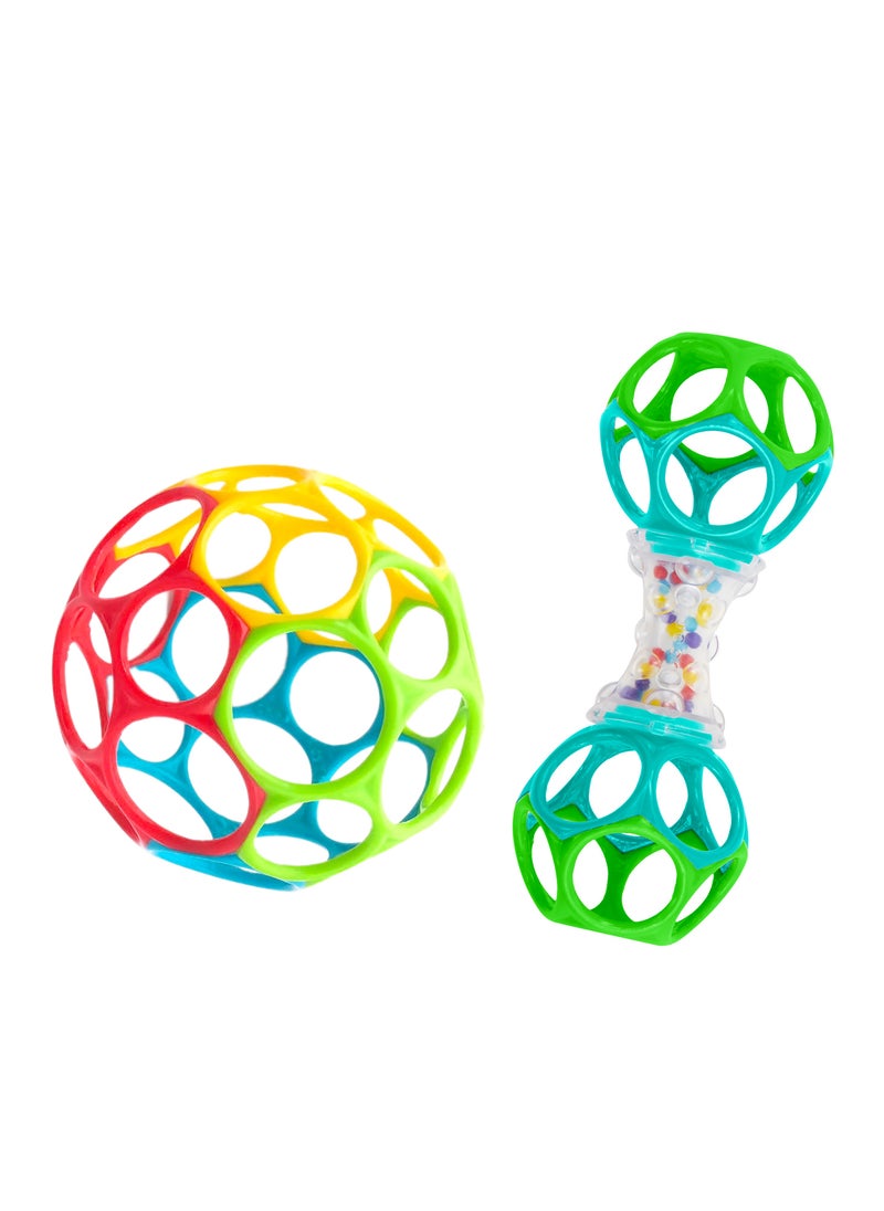 Bright Starts - Grasp The Day, Ball and Rattle Toys 2-Pack, BPA Free, Unisex, Newborn+ - pzsku/ZF51BF6CEECAFD82E2EB5Z/45/_/1730724352/c03970ec-d3ac-4da8-a97b-e687b4249588