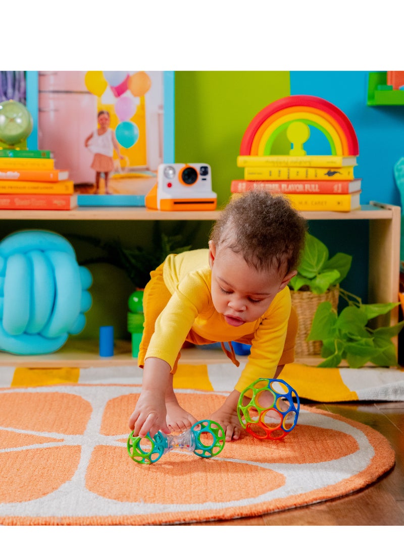 Bright Starts Bright Starts - Grasp The Day, Ball and Rattle Toys 2-Pack, BPA Free, Unisex, Newborn+  - Image 3