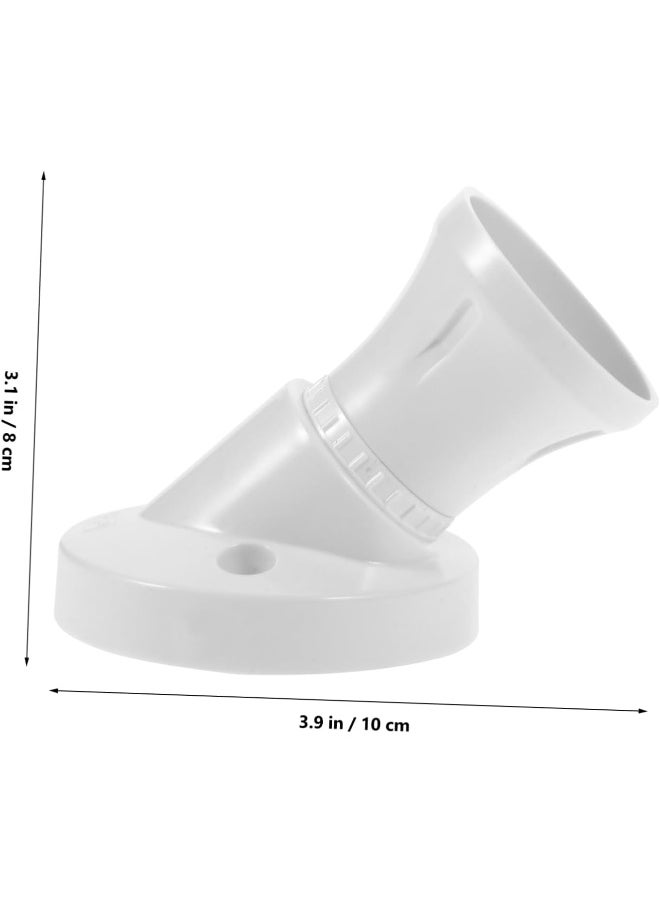 melfi Melfi E27 Screw Angle Lamp Socket â€“ Replacement Light Holder for Desk & Ceiling Lamps â€“ Durable Lamp Holder for Standard Bulbs (Angle Batten Holder, 1, PCS)  - Image 2