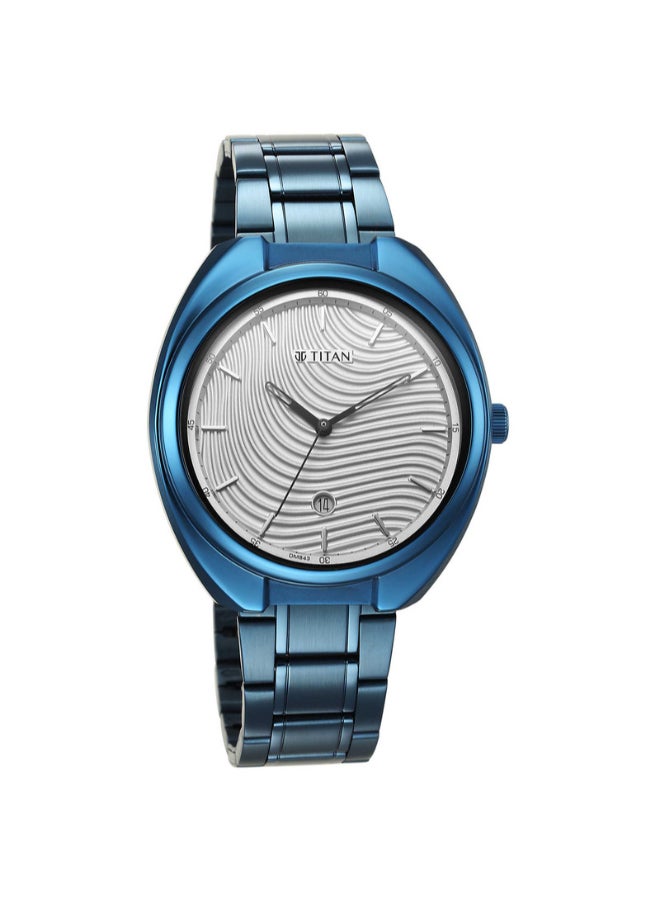 TITAN Men Analog Oval Shape Stainless Steel Wrist Watch - 1887QM02 - 46.5 Mm - Image 2