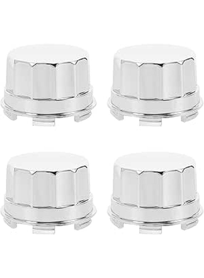 4Pcs Universal Flat Wheel Nut Covers For Off Road Vehicle Trailer Tire Hub Screw - Image 1