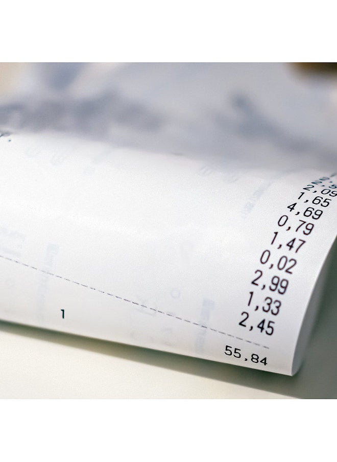 PeriPage 107 x 30mm Notes Thermal Paper Roll BPA-Free Non-adhesive Receipt Printing Paper Waterproof Oil-proof Friction-proof forA9 Max/A9s Max Mini Wireless BT Thermal Mobile Printer, 3 Rolls  - Image 4