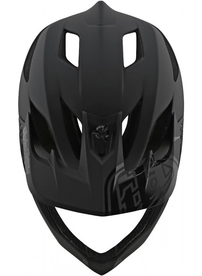 Troy Lee Designs Troy Lee Designs Stage MIPS Stealth Full-Face Mountain Bike Helmet. Max Ventilation Lightweight EPP EPS Racing Downhill DH BMX MTB - Adult Men Women Unisex (Midnight, MD/LG)  - Image 2