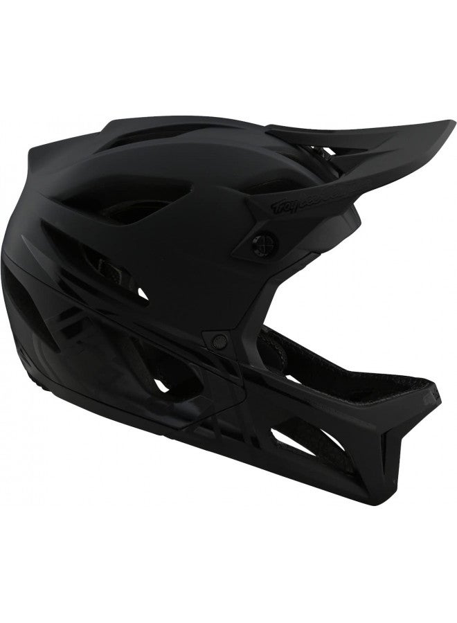 Troy Lee Designs Troy Lee Designs Stage MIPS Stealth Full-Face Mountain Bike Helmet. Max Ventilation Lightweight EPP EPS Racing Downhill DH BMX MTB - Adult Men Women Unisex (Midnight, MD/LG)  - Image 4