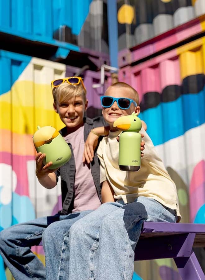 Utilife Zoofiesta Kids Insulated Food Jar - Toucan - Vacuum Thermos for Hot & Cold Meals - Image 5