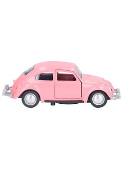 Dilwe 1:36 Diecast Metal Car 3 Colors Model Vintage Pull Back Car Toy Vehicle Collection For Kids (Dark Pink)  - Image 1