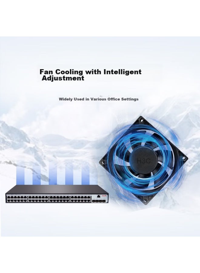 H3c 48 Gigabit Ethernet Ports + 4 Sfp+ Ports Full Gigabit Layer 2 Fully Managed Enterprise-grade Network Switch, Visual Management/ipv6/aggregation/vlan S1850v3-52p - Image 3
