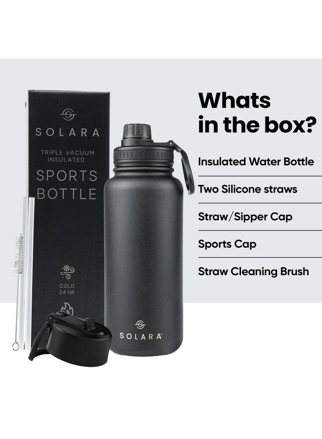 SOLARA Insulated Water Bottle 1 Litre, Hot Water Bottle, 1000ml Thermosteel Water Bottles for Travel, Home, Office, School, Gym, Adults, Water Bottle Hot and Cold, Sipper Bottle, Black Knight - Image 5
