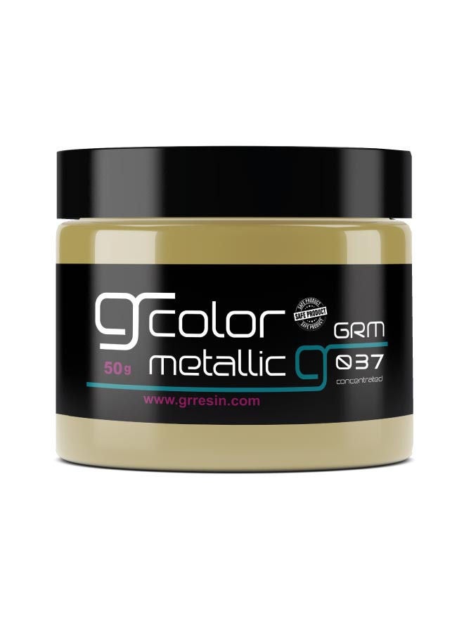 جرافيتي ريزن ميتاليك ذهبي معتق - Image 1