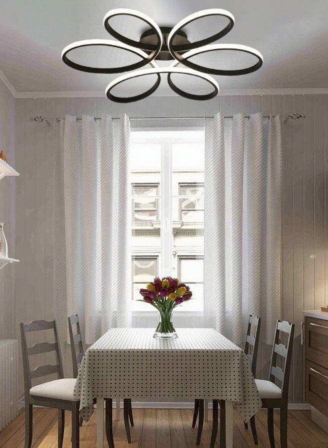 Modern creative and unique bedroom with flower nordic design living room ultra-bright-shaped decoration Bedroom living room corridor fashionable ceiling lamp - Image 3