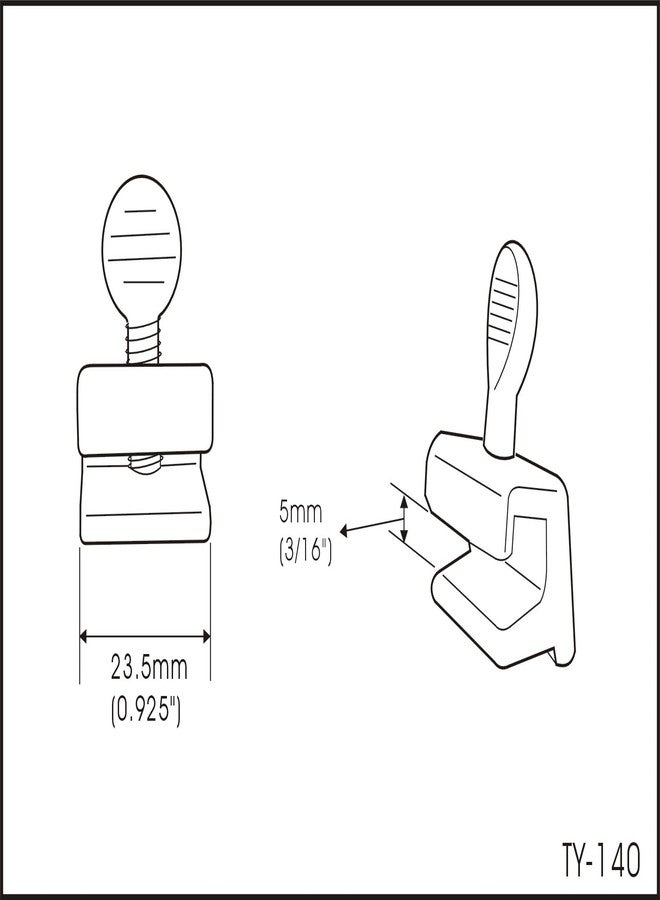 QCAA Sliding Window Security Lock, Aluminum, White Coated, 4 Pack, Made in Taiwan - Image 2