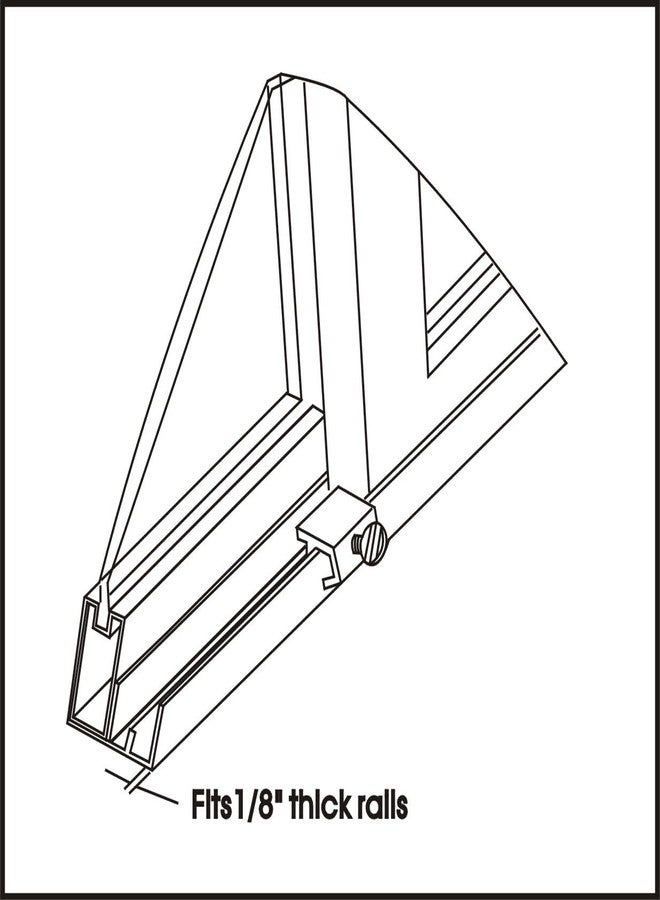 QCAA Sliding Window Security Lock, Aluminum, White Coated, 4 Pack, Made in Taiwan - Image 4
