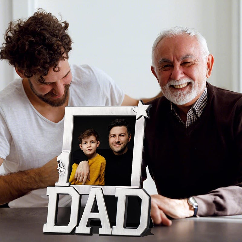 LASODY Dad Picture Frame-Dad gifts,Dad Gifts From Daughter,Dad Birthday Gifts 3x3 inch - Image 5