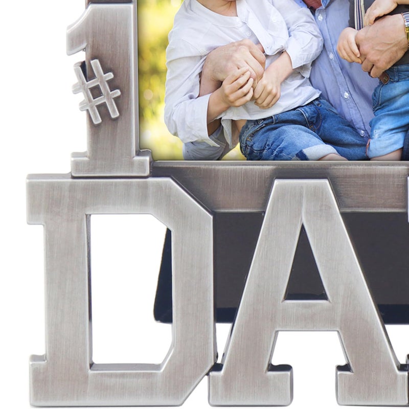 LASODY Dad Picture Frame-Dad gifts,Dad Gifts From Daughter,Dad Birthday Gifts 3x3 inch - Image 2