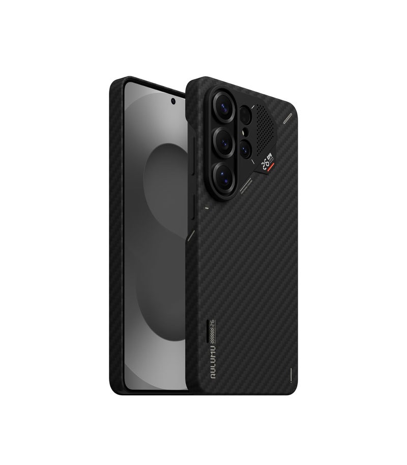 Aulumu S26 Ultra Galaxy Aramid Fiber Magnetic Case | 1500D Ultra Slim Woven | Compatible with MagSafe | Passive Cooling Samsung Galaxy S26 Ultra Case - Image 1