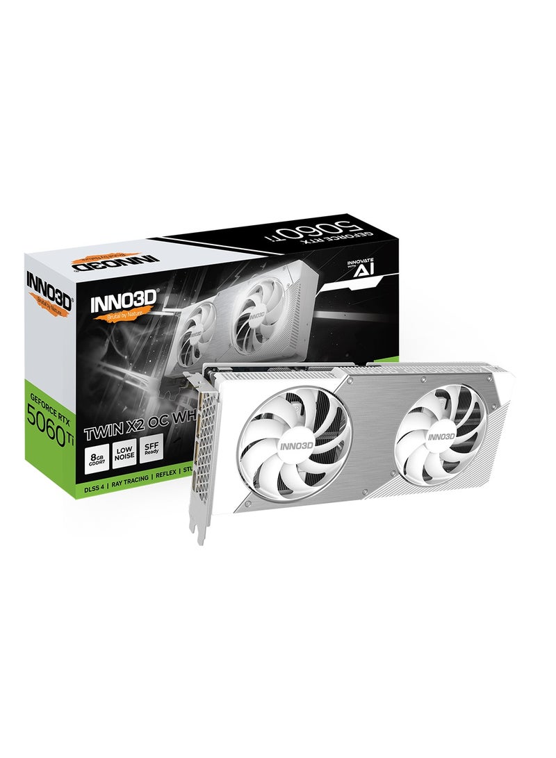 اينو3 دي GeForce RTX 5060 Ti Twin X2 OC WHITE 8GB GDDR7 - Image 3