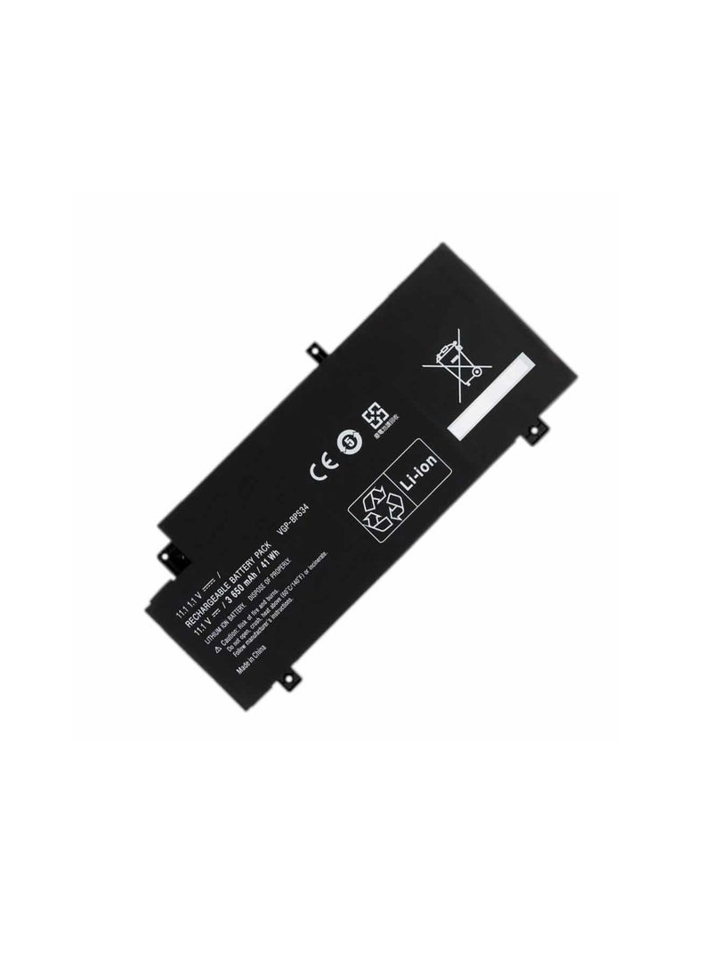 Terabyte VGP-BPS34 Sony VAIO SVF14AC1QL, SFV15A1M2ES, VGP-BPL34 Replacement Laptop Battery - Image 3
