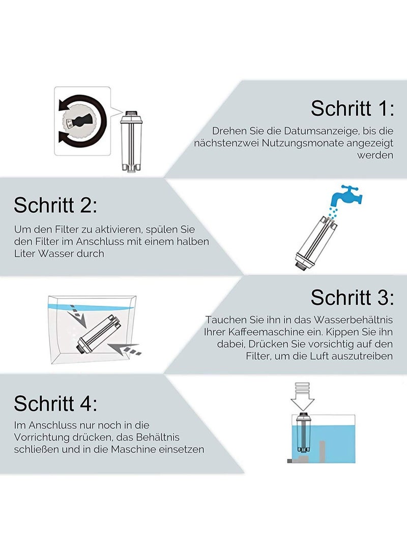عام **مرشح قهوة عالمي - يناسب Krups F088، Melitta، Bosch، Siemens، Gaggenau، Nivona، Neff، Cocoon، يقلل الترسبات ويعزز النكهة** - Image 5