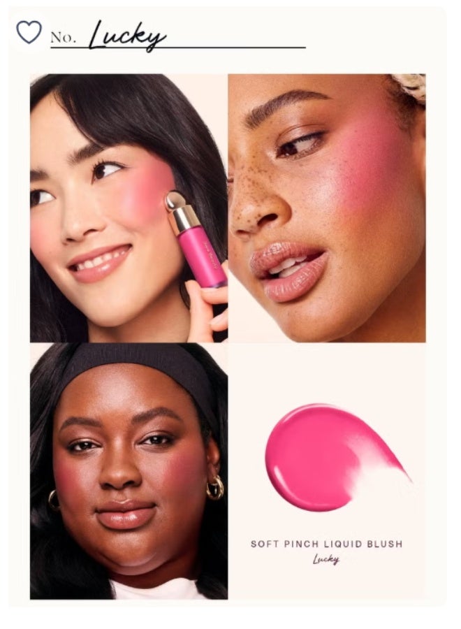 Soft Liquid Blush - Shade: Lucky (Radiant Hot Pink) - Image 3