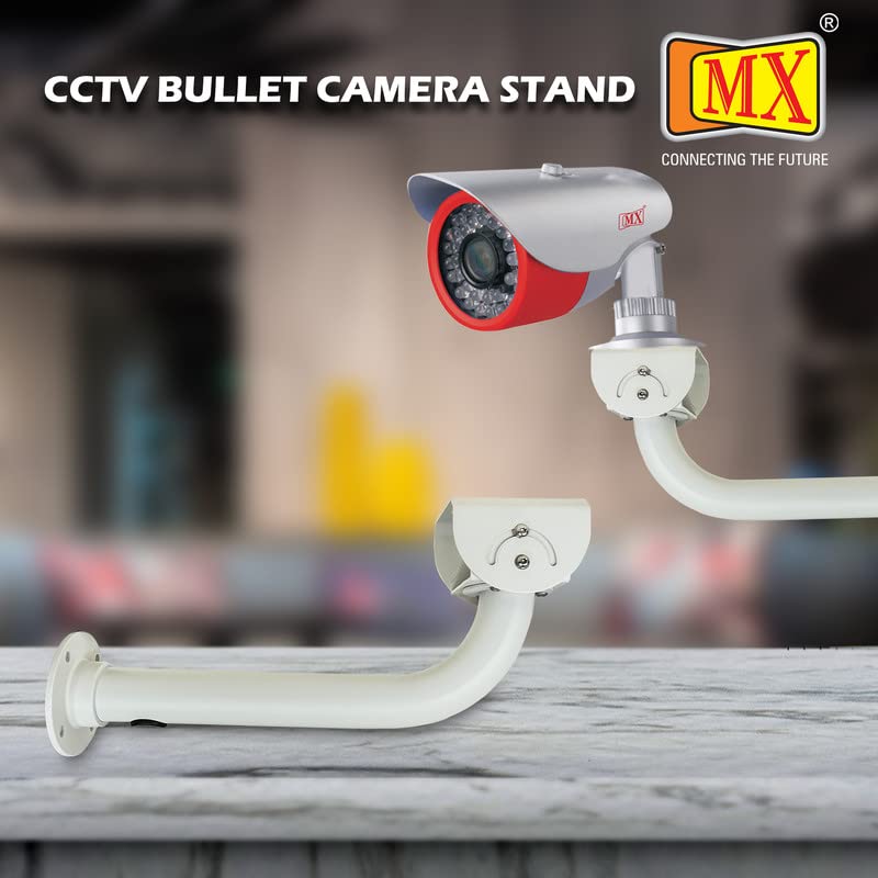 MX Long CCTV Security Camera Mount Bracket, Adjustable Universal Camera Wall Mounting Bracket - Image 2