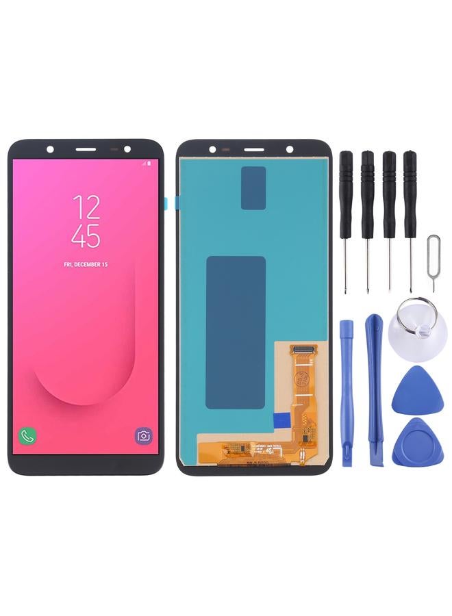 erorex Replacement TFT LCD Screen for Galaxy J8, J810F/DS, J810Y/DS, J810G/DS With Digitizer Full Assembly Black - Image 1