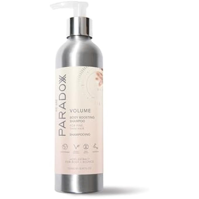 Paradox VOLUME SHAMPOO - CLEANSES AND CONDITIONS TO LEAVE HAIR HYDRATED, SMOOTH AND HEALTHY LOOKING - CARRAGEEN MOSS AND NETTLE FOR BOUNCE AND VOLUME - 91% NATURAL, VEGAN - 250ML - Image 2