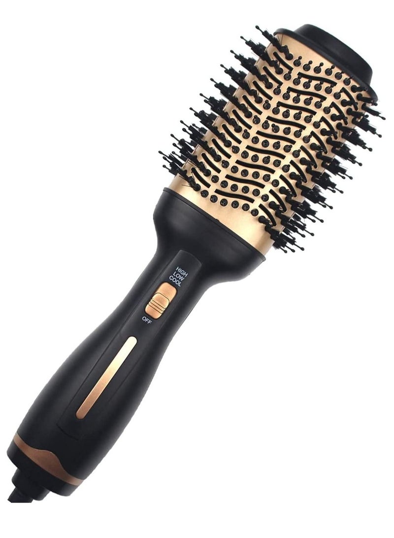 Hot Air Brush,Hair Dryer Brush, Professional Hair Dryer & Volumizer 3 in 1 Upgrade Anti-Scald Negative Ionic Technology Hair Straightener Brush,Salon Negative Ion Ceramic Electric Blow Dryer - Image 2
