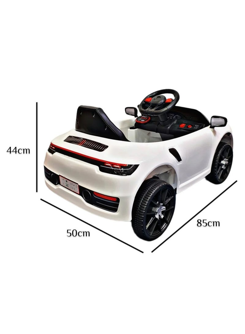 MULHEM Exciting Porsche Electric Kids Car: Ages 2-5, Remote Control, Vibrating Feature, Fast Charger Included - Image 3