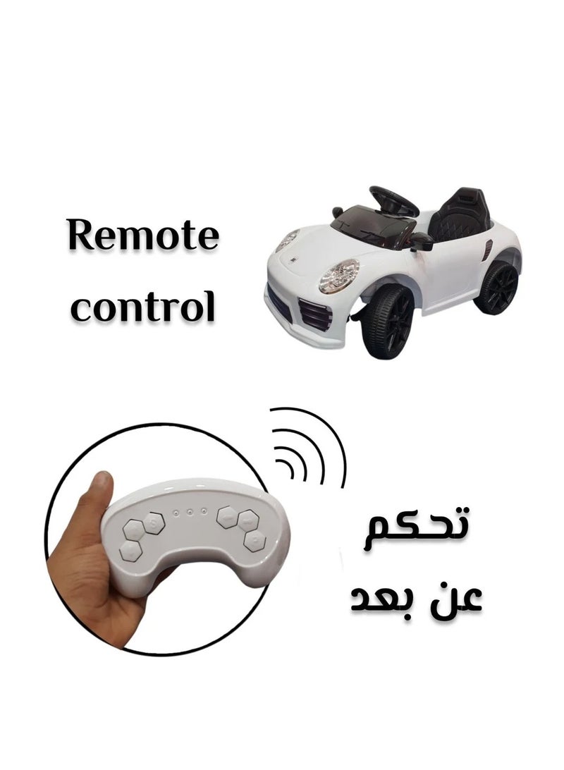 MULHEM Exciting Porsche Electric Kids Car: Ages 2-5, Remote Control, Vibrating Feature, Fast Charger Included - Image 4