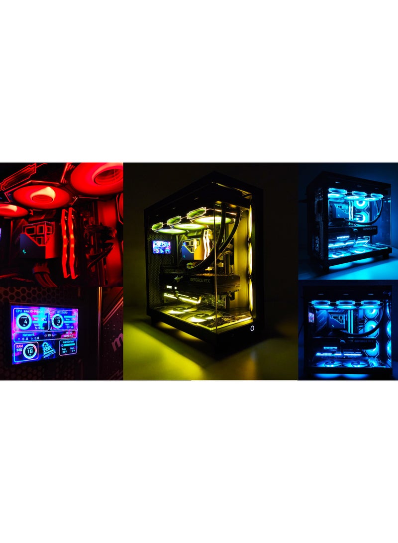 2 FAR ROBOTICS T-300 - AMD Ryzen 7 9800X3D | RTX 5080 | 32GB DDR5 | 2TB NVME M.2 SSD | Windows 11 pro | 1 Year Warranty | WIFI | BLUETOOTH | Liquid Cooled Gaming PC [T-399 V4] Black - Image 5