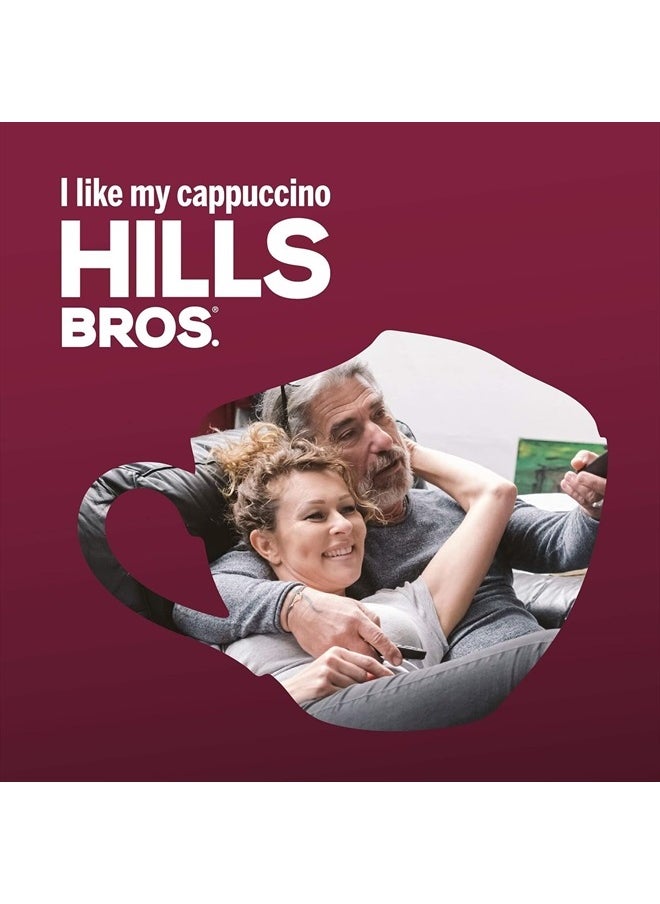 Hills Bros - Instant Double Mocha Cappuccino Mix, Easy to Use, Enjoy Coffeehouse Flavor from Home, Frothy, Rich Chocolate, Brown, 16 Oz - Image 1