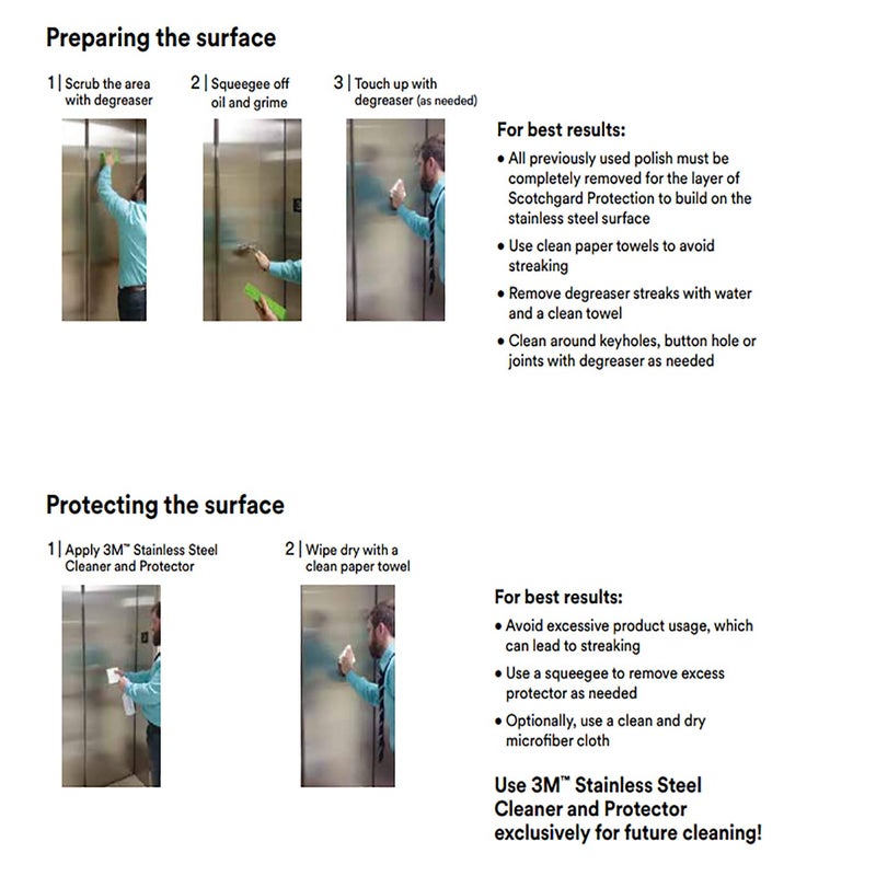 3M Stainless Steel Cleaner and Polish, 10 oz. Cans, 3 Pack, Foam, Chrome, Laminated Plastic, Aluminum, Appliances, Fridge, Exhaust Range Hood, Dishwasher, Sink - Image 2