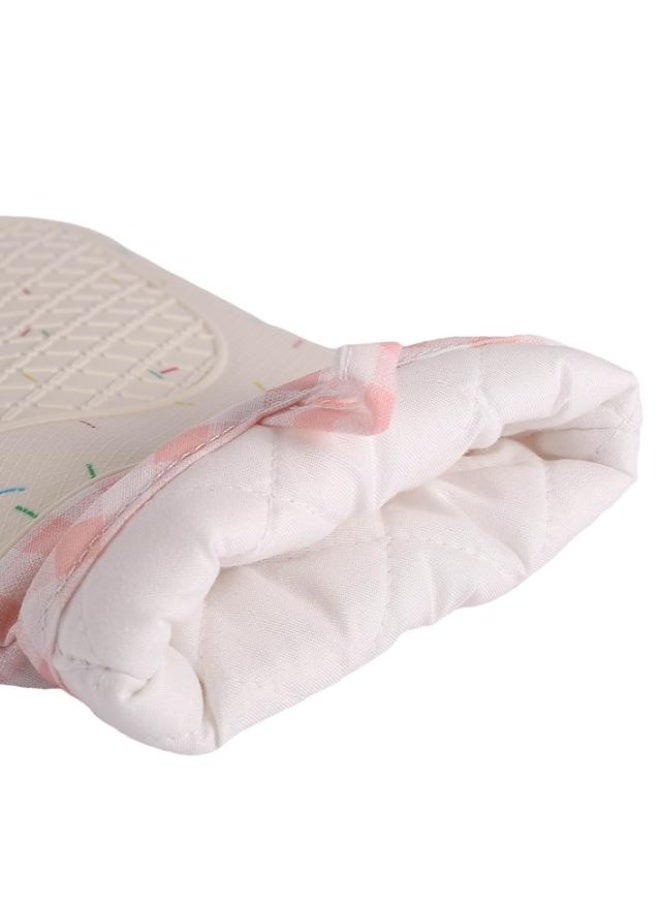 هومستر 1 زوج من قفازات الفرن ، قفاز فرن المطبخ ، مقاومة للحرارة العالية ، مع سطح السيليكون غير المنزلق للطبخ - Image 4